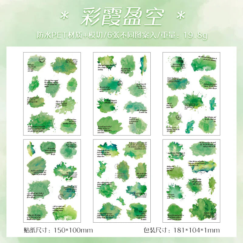 Colorful Flower Stickers