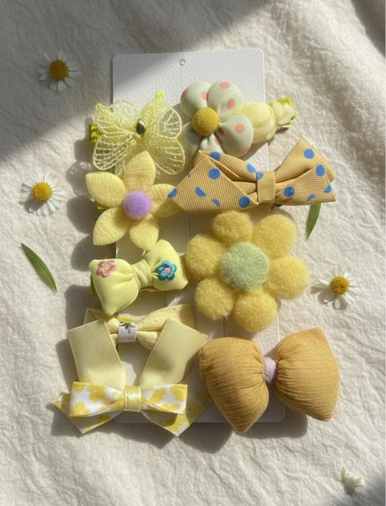 Pintresty kids korean hair hair clip set