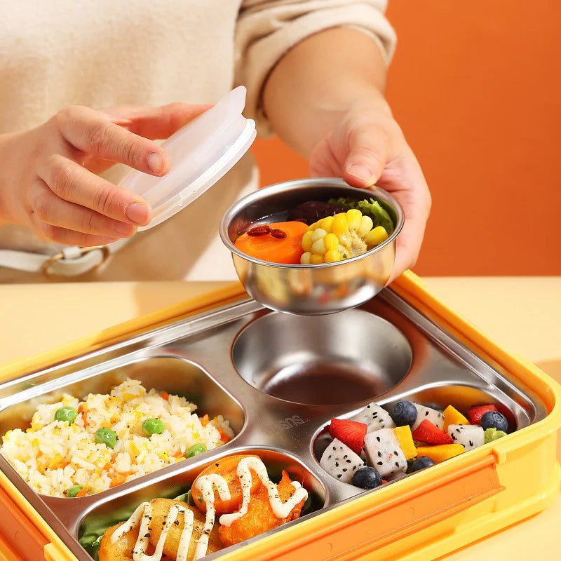 Bento Duck Lunch Box With Spoon and Fork