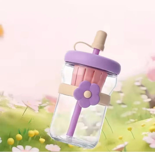 Kawaii Flower Bottle Sipper
