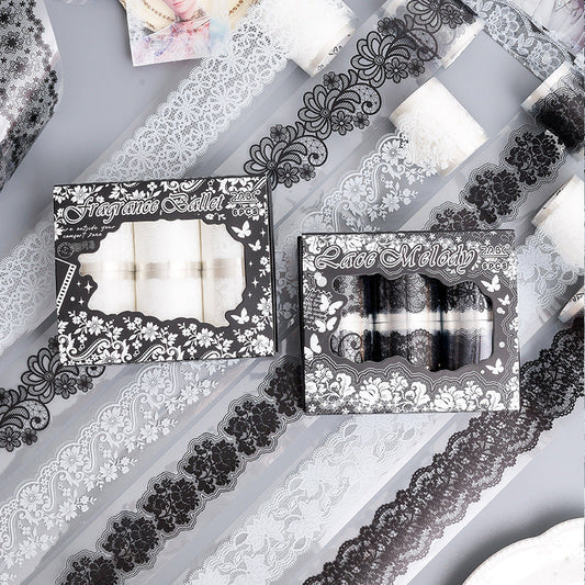 Lace Melody Sticker Roll Set (6 pcs)