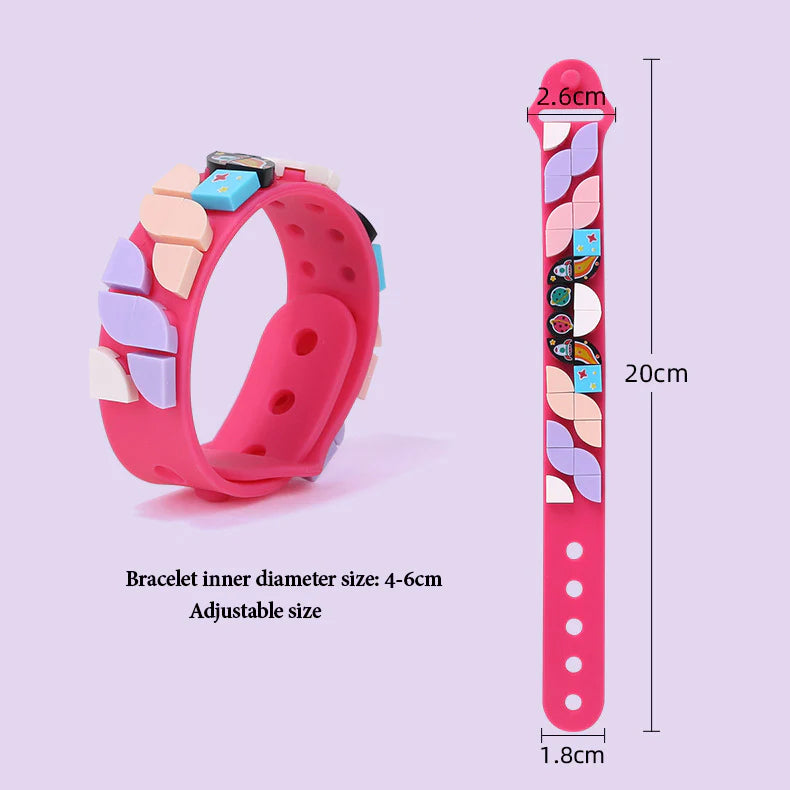 Diy Dots Lego Silicon Wrist Band