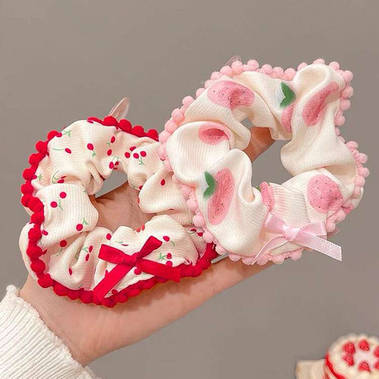 Pintresty Kawaii Cute bow Scrunchie