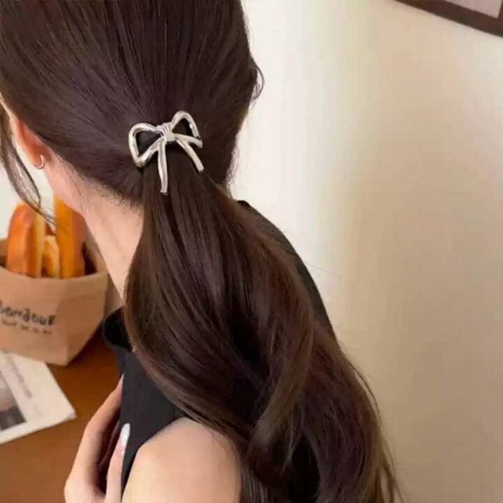 Pony metal hair cuff rubber bands