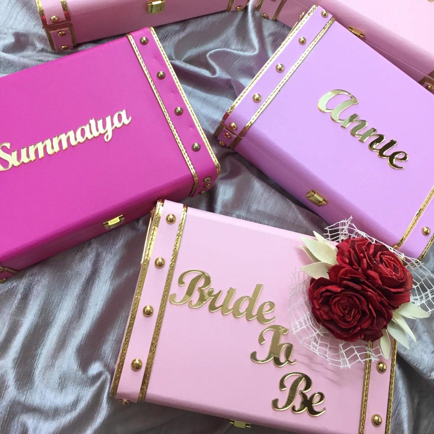 Customized Name leatherite Trunk Box