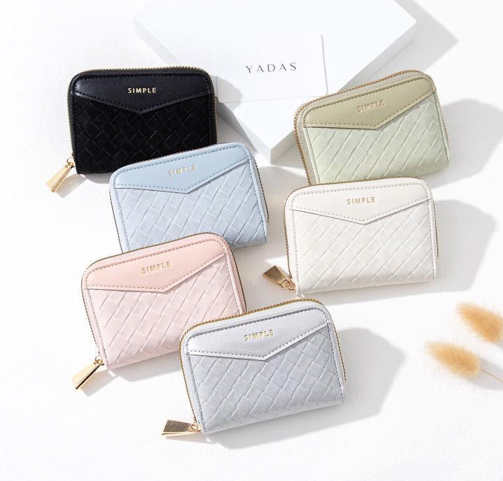 Velvet korean mini wallet and card holder