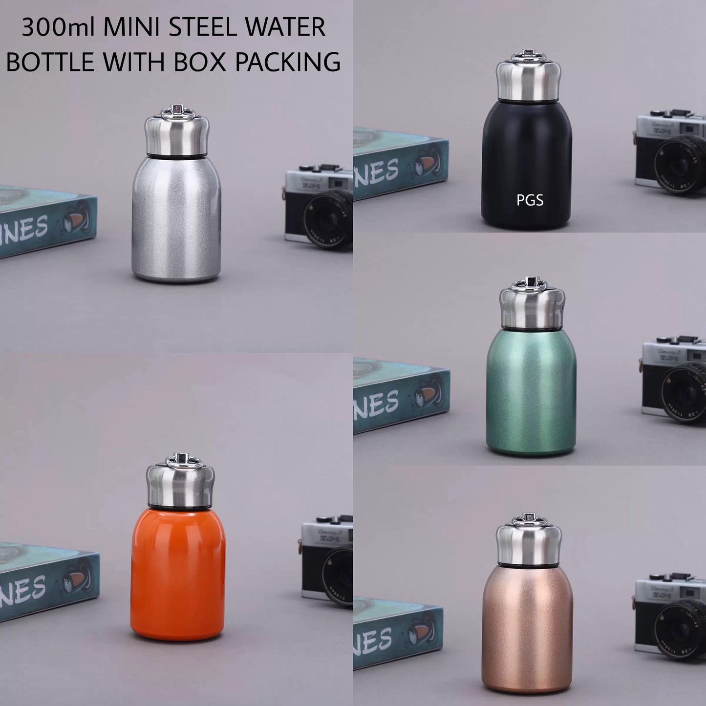 Mini Stainless Steel Bottle - 300 ml