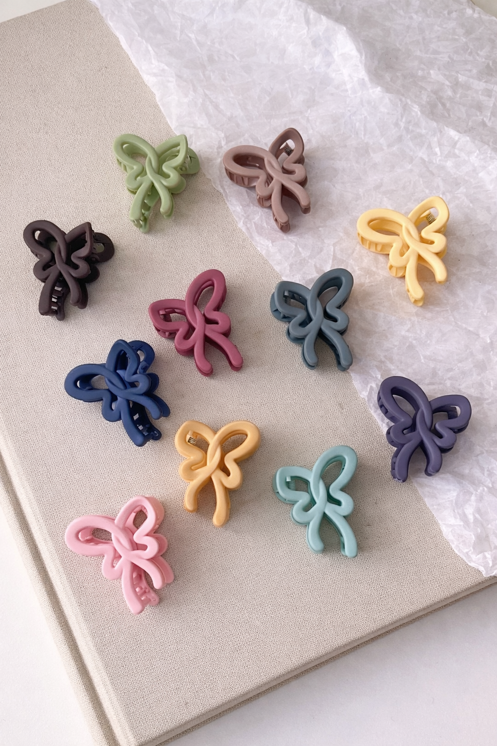 Matte Butterfly hair Claw Clip Medium