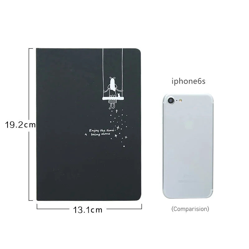 Black Paper craft Notebook / diary
