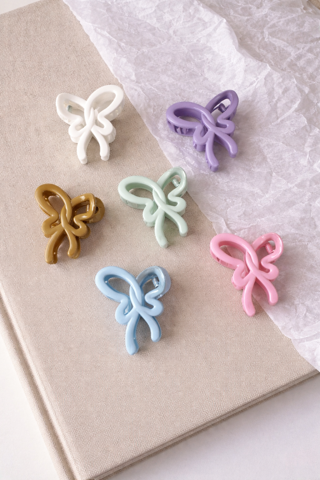 Pastel Butterfly hair Claw Clip 2.0 Medium