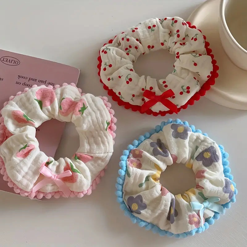 Pintresty Kawaii Cute bow Scrunchie