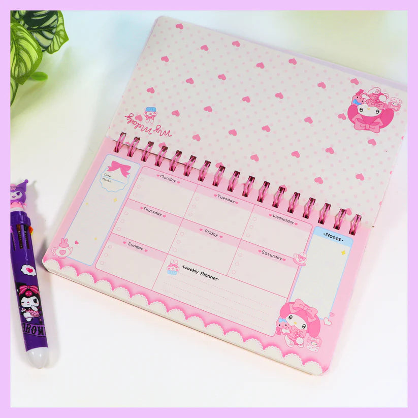 Sanrio kawaii Weekly Planner