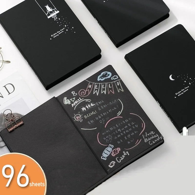 Black Paper craft Notebook / diary