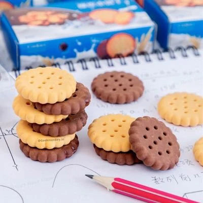 Kawaii Mini Cookie Erasers For Kids And Adult