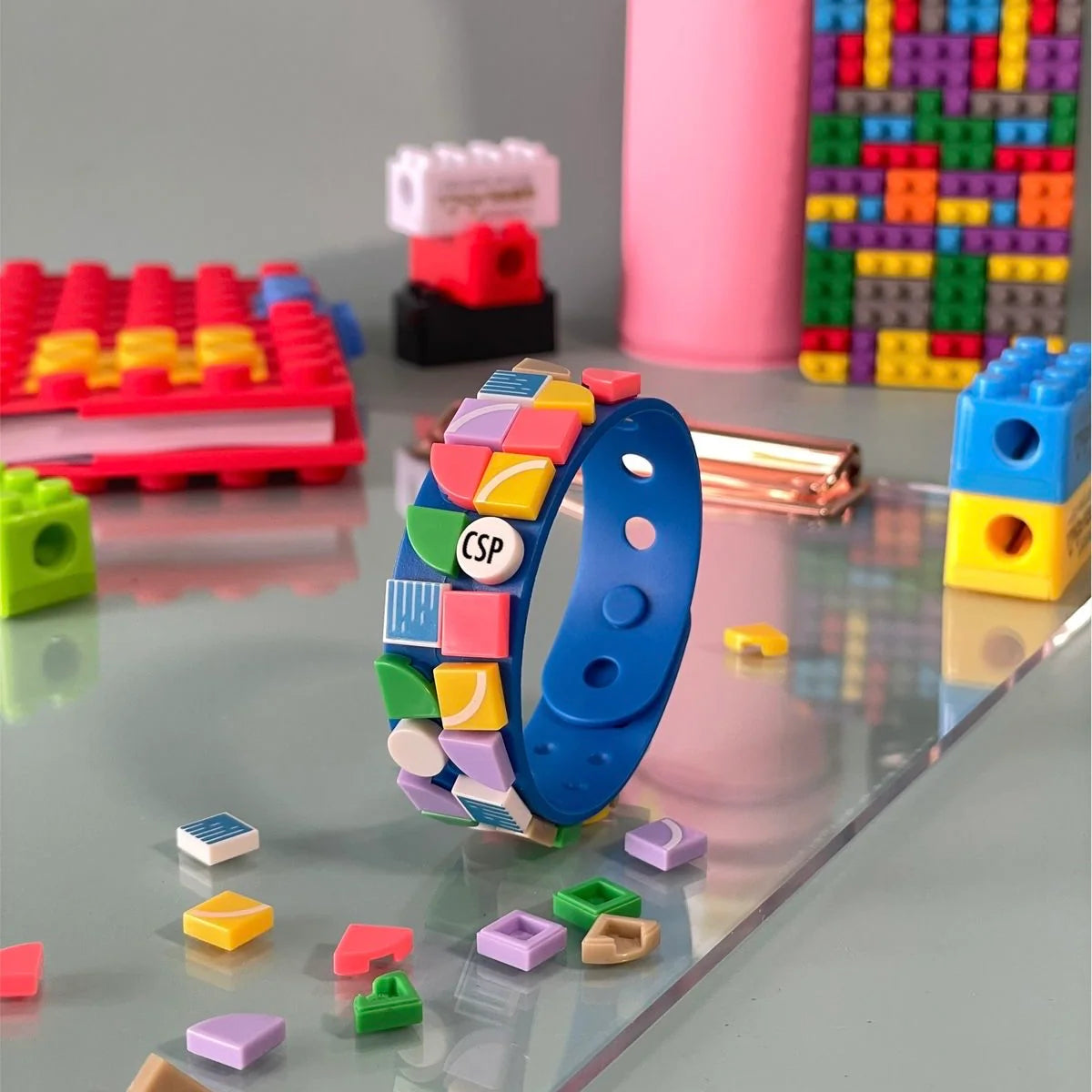 Diy Dots Lego Silicon Wrist Band