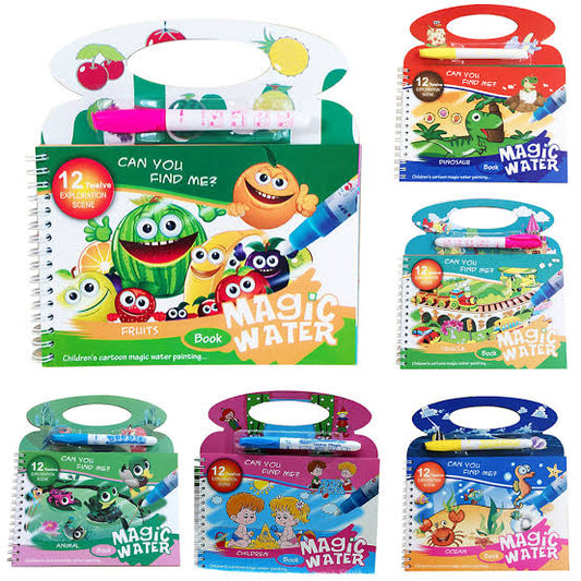 Reusable Magic Water Coloring Book