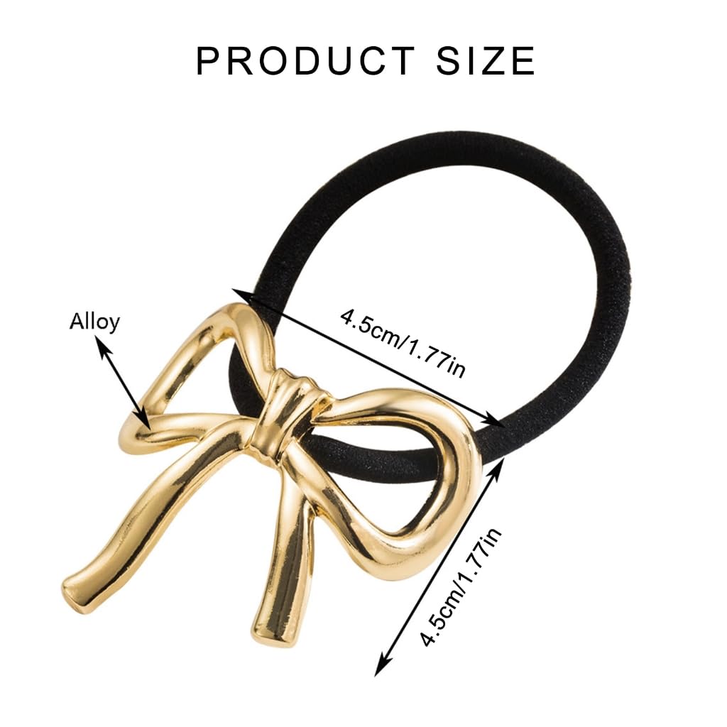 Pony metal hair cuff rubber bands