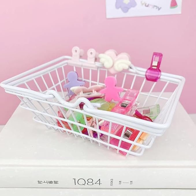kawaii Metal Storage Basket