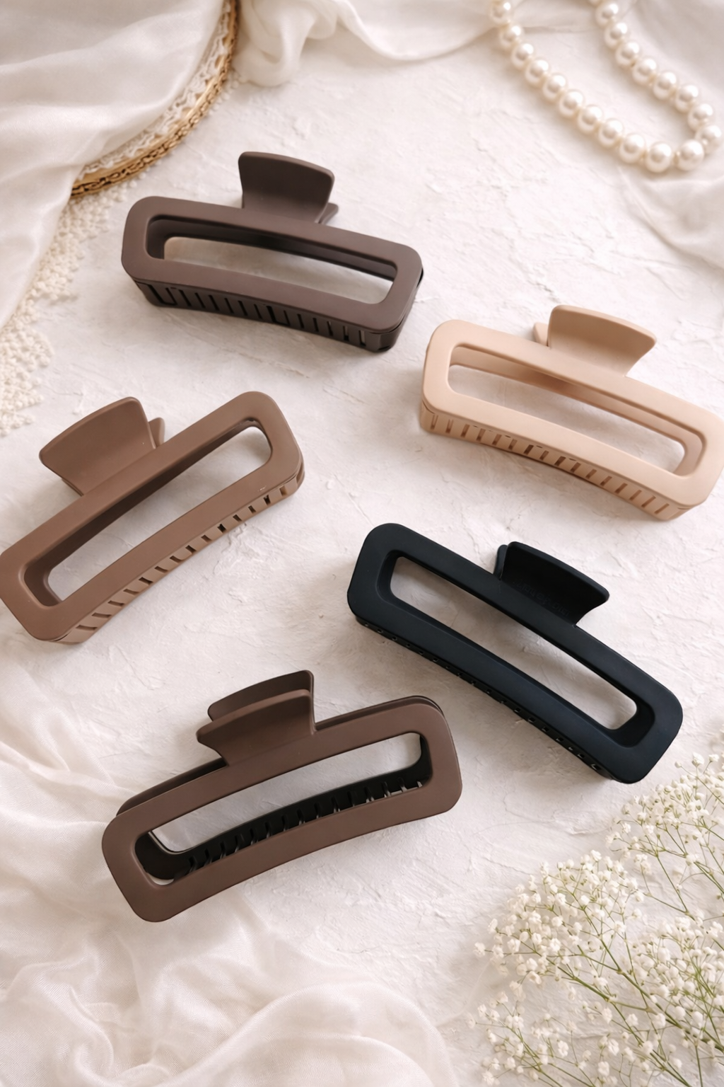 Rectangle xl Hair Claw Clip
