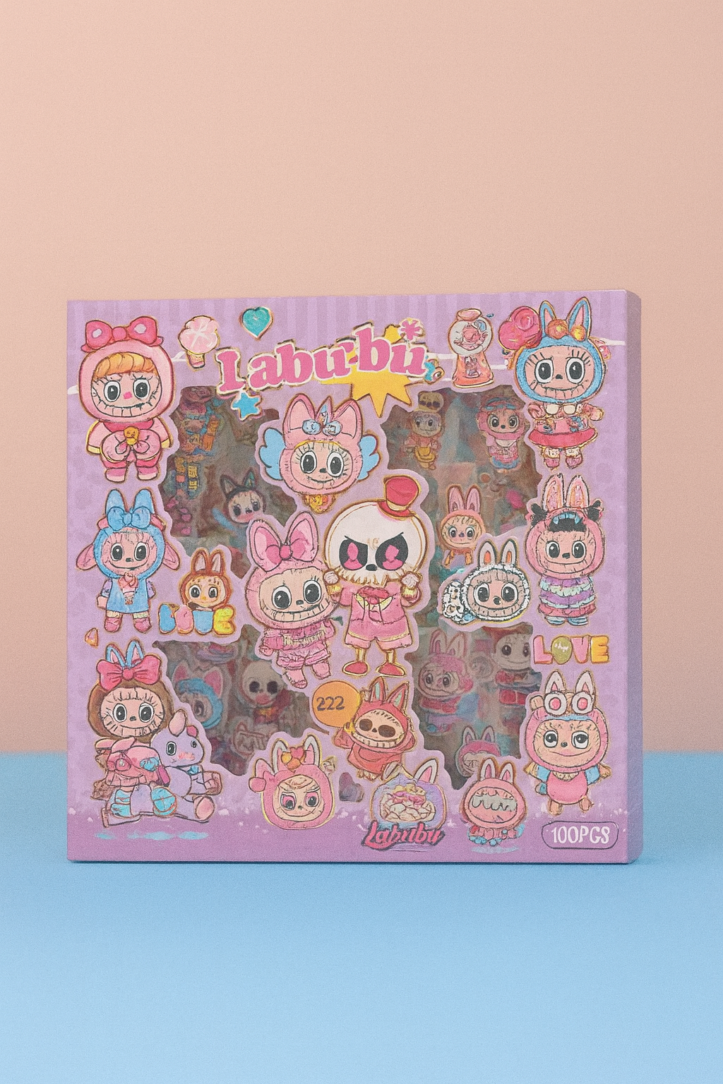 Kawaii 100 Pcs Sticker Box