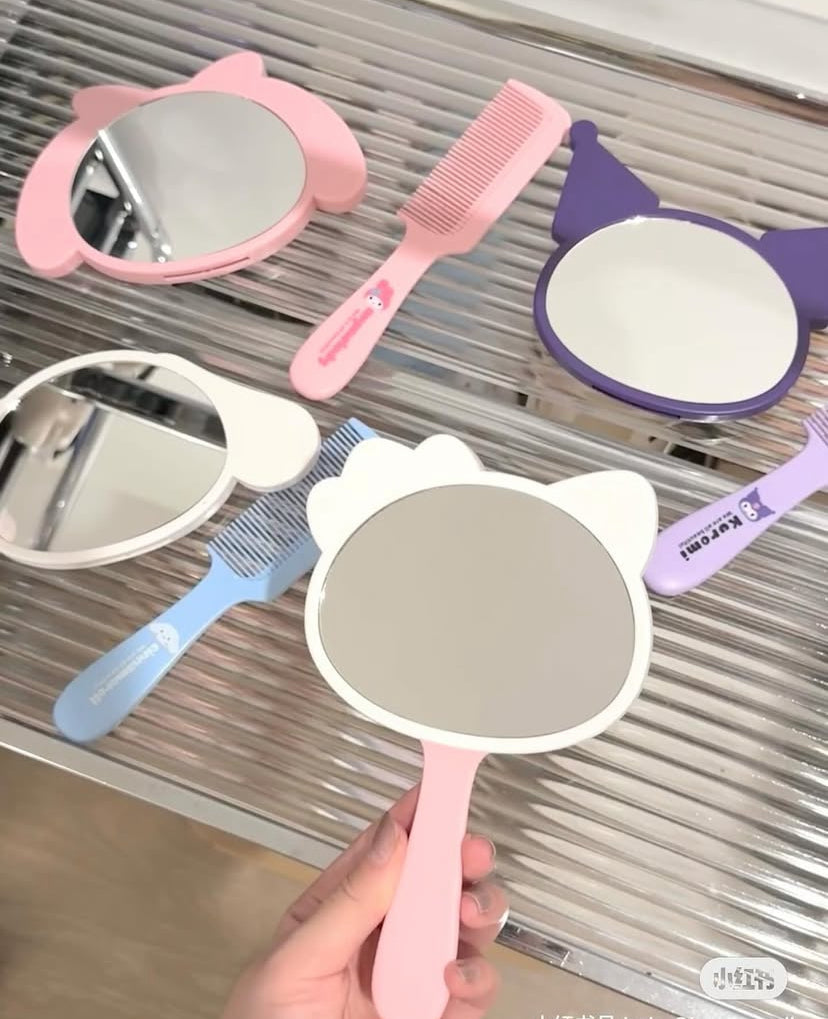 Sanrio Mirrow with Comb