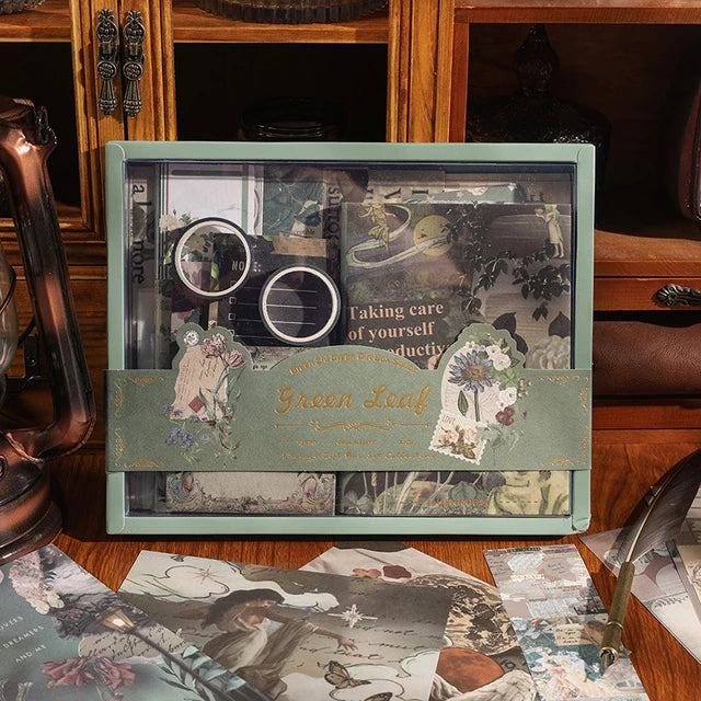 Vintage Journaling Kit with all supplies