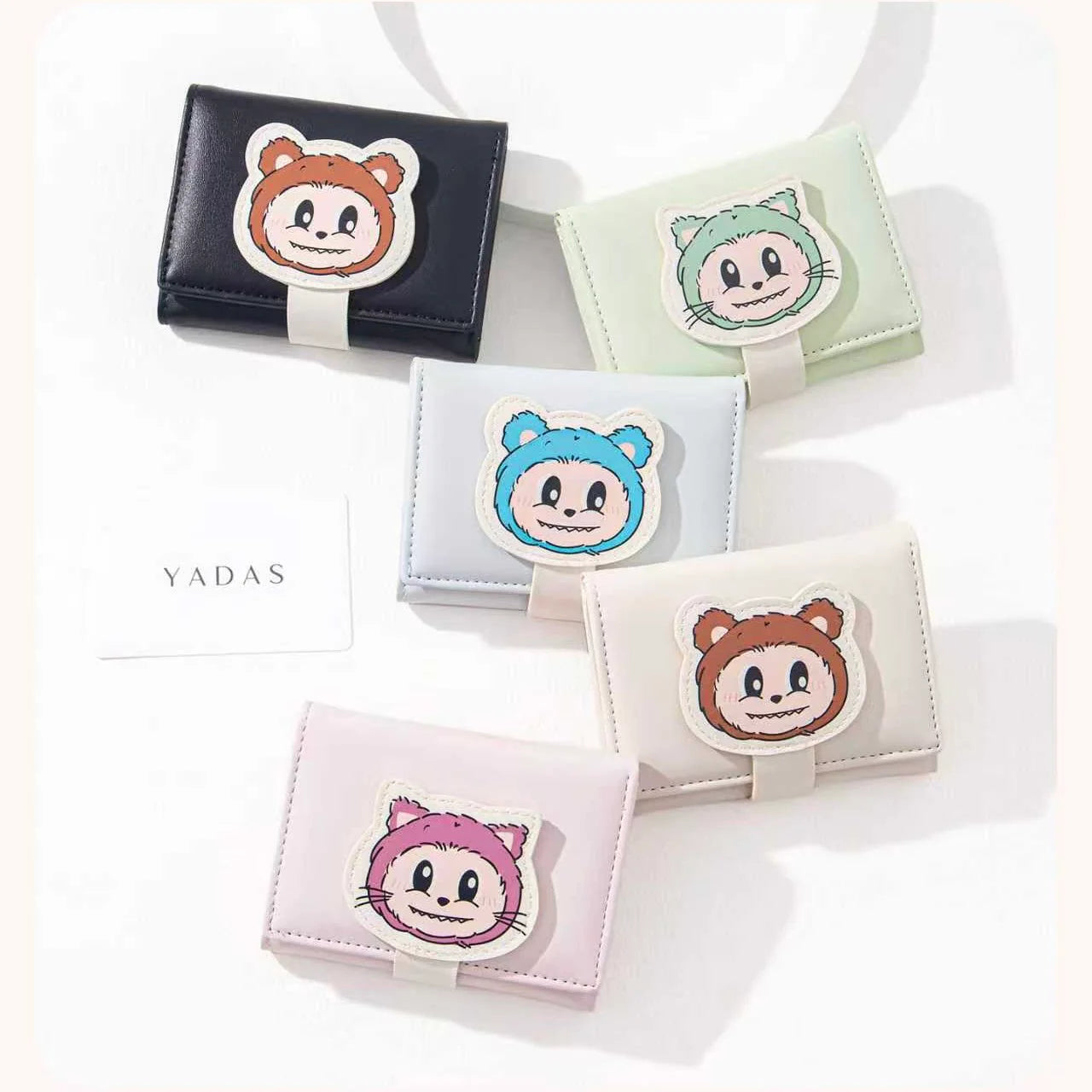 Korean bear mini wallet