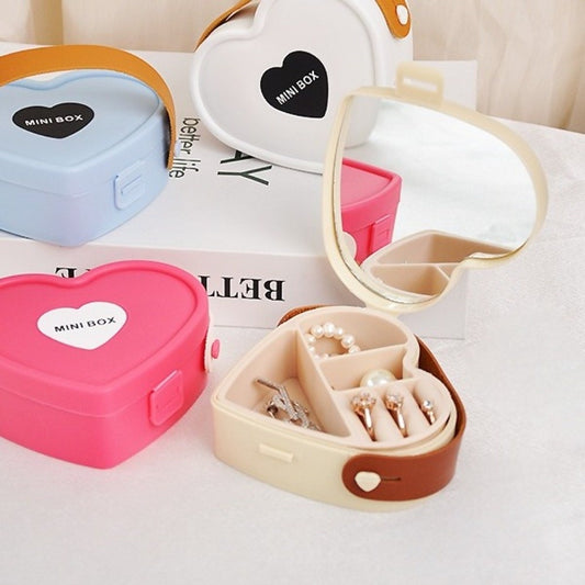 Heart Mirror Jewellery Box