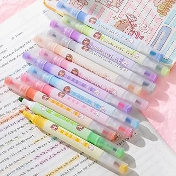 Fruit Scented Dual-Tip Highlighter
