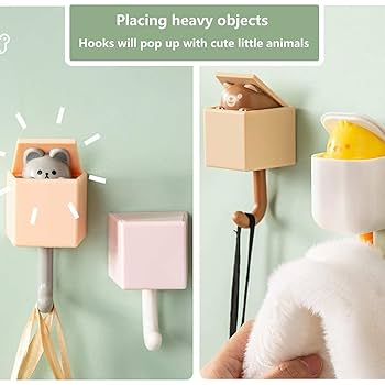 Animal Pop Up Wall Hanging Hook