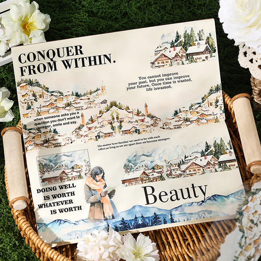 Beautiful Valley Sticker Roll Set - 4 Pcs