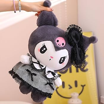 Black frock kuromii soft toy