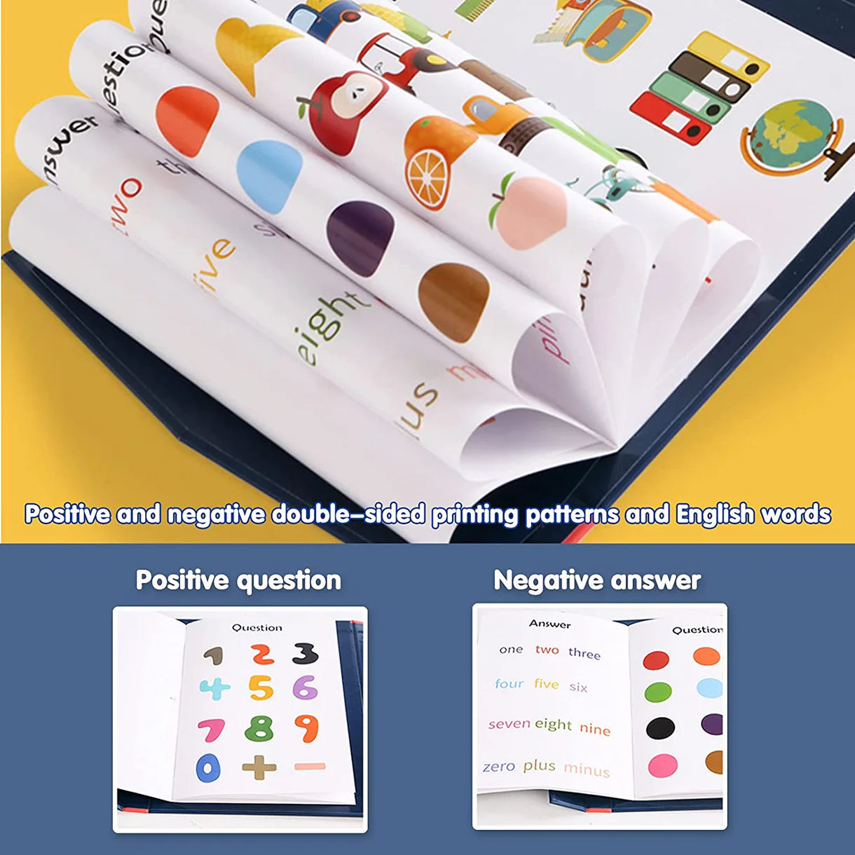 Portable Magnetic Word-Spelling Book Game