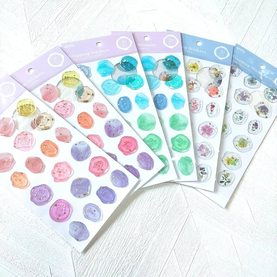Transparent Wax Seal Sticker