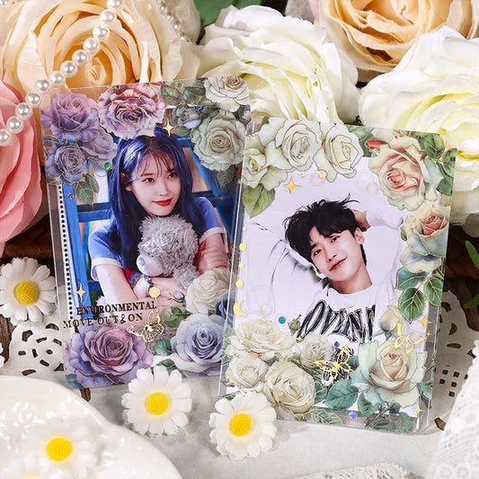 Vintage Rose Sticker - 4 Sheets