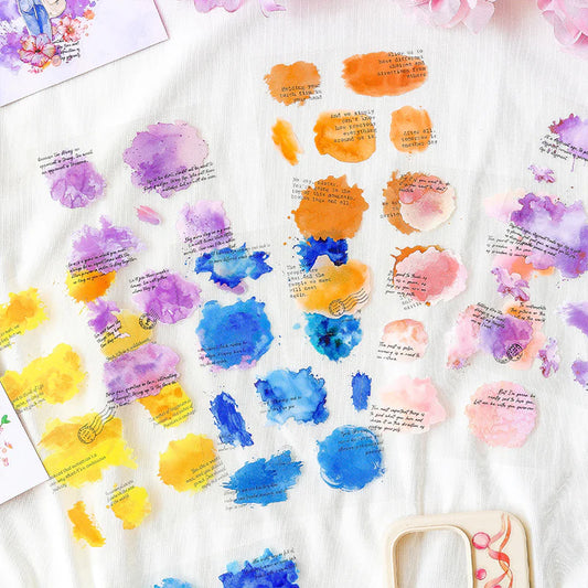 Colorful Flower Stickers