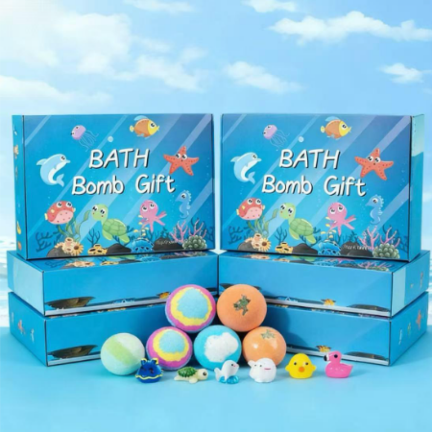 Bath Bomb with surprise toy inside