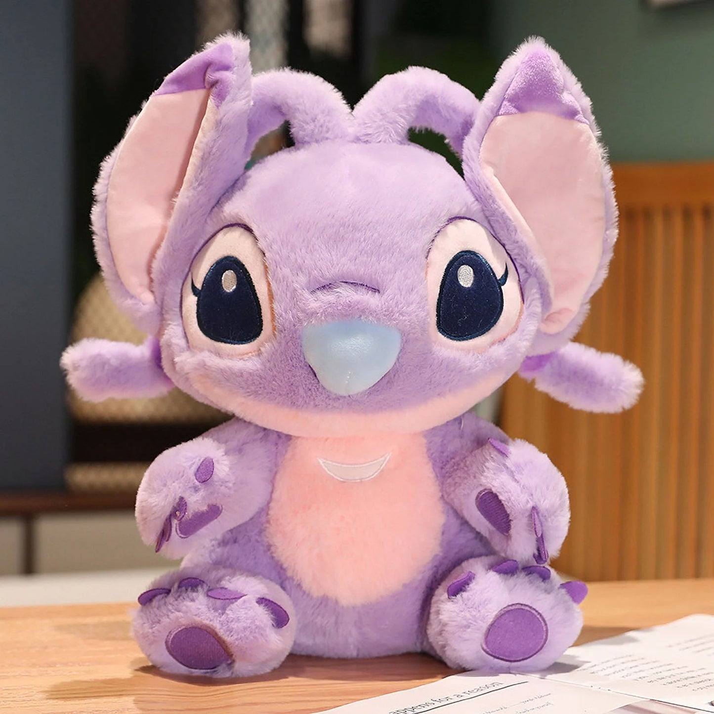 Purple cute Stitch soft toy