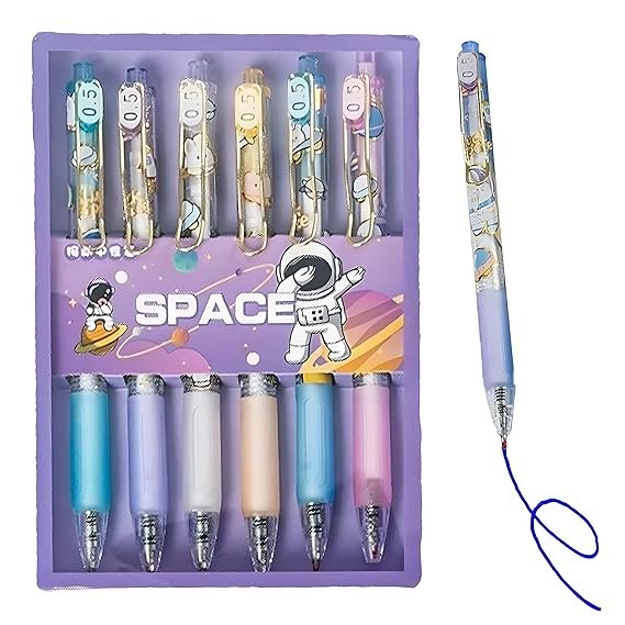 Cute Retractable Gel Pen Set For Boys And Girls