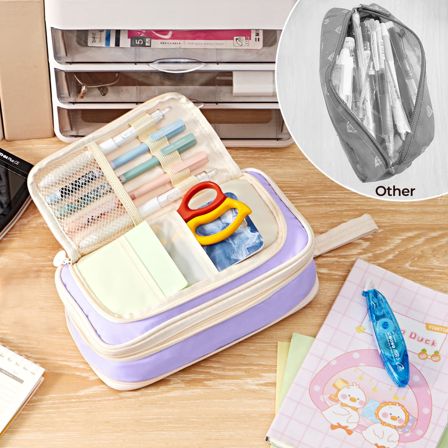 Canvas Pencil Pouch