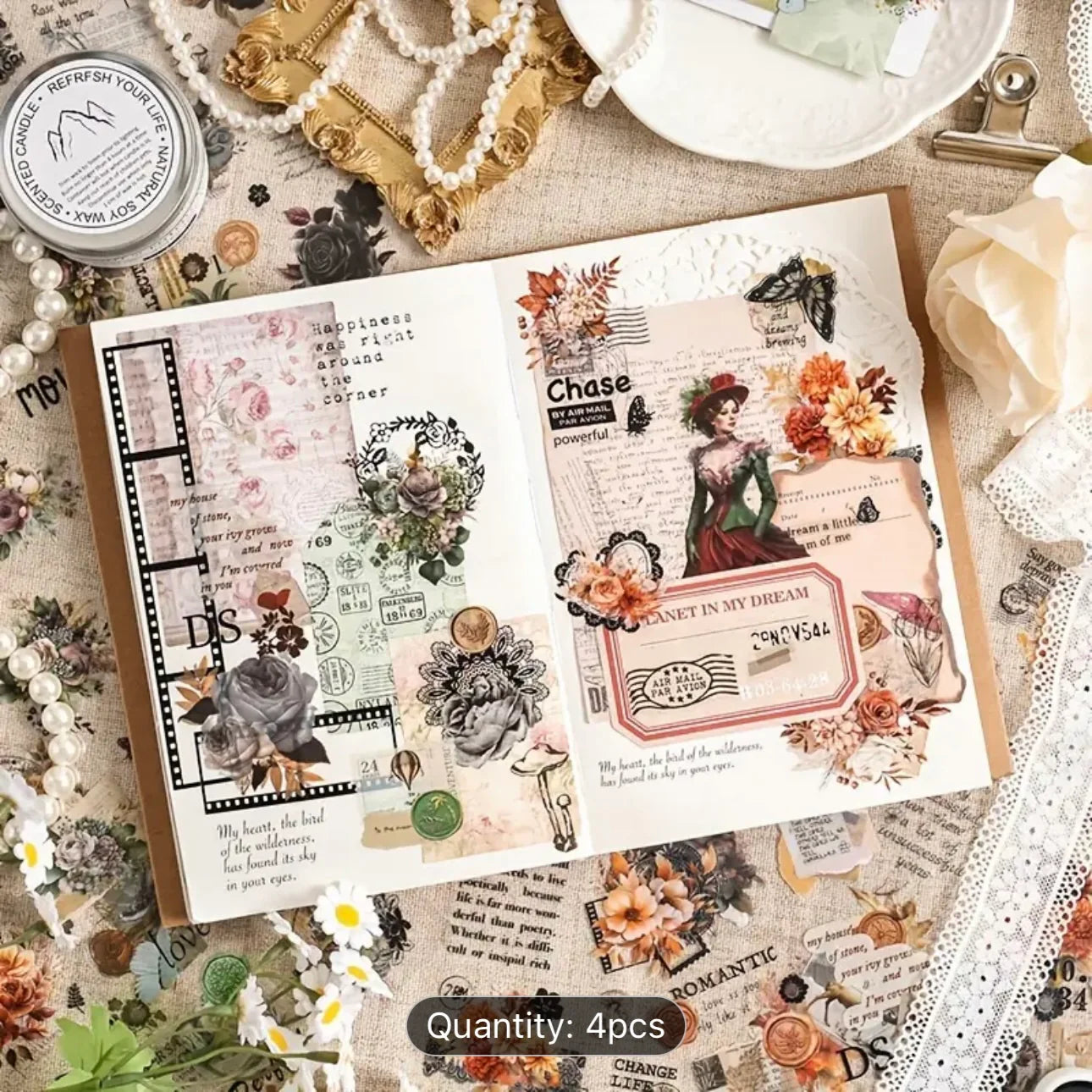 Vintage Sticker Rolls