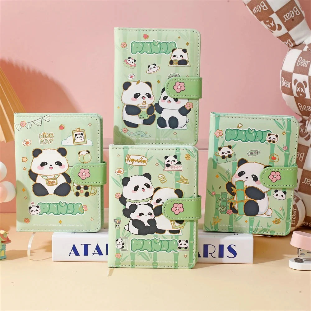 Panda Diary With Magnetic Flap Lock