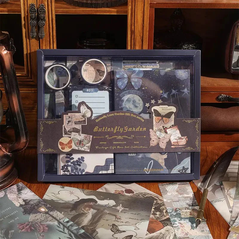 Vintage Journaling Kit with all supplies