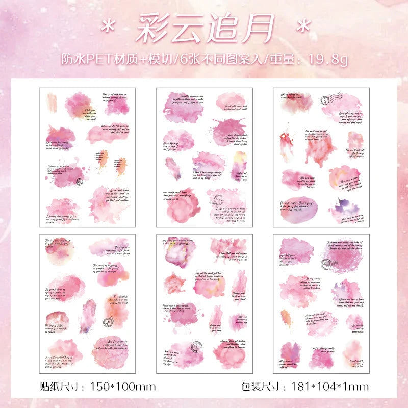 Colorful Flower Stickers