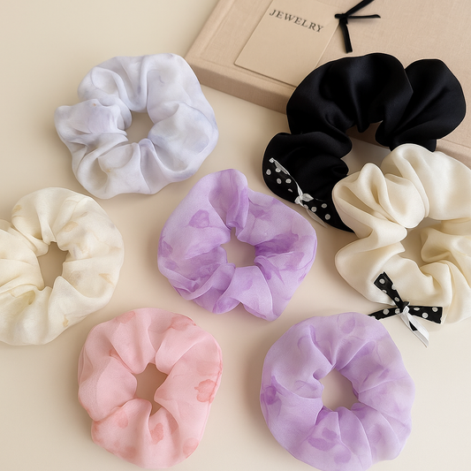 Soft Butterfly Scrunchie