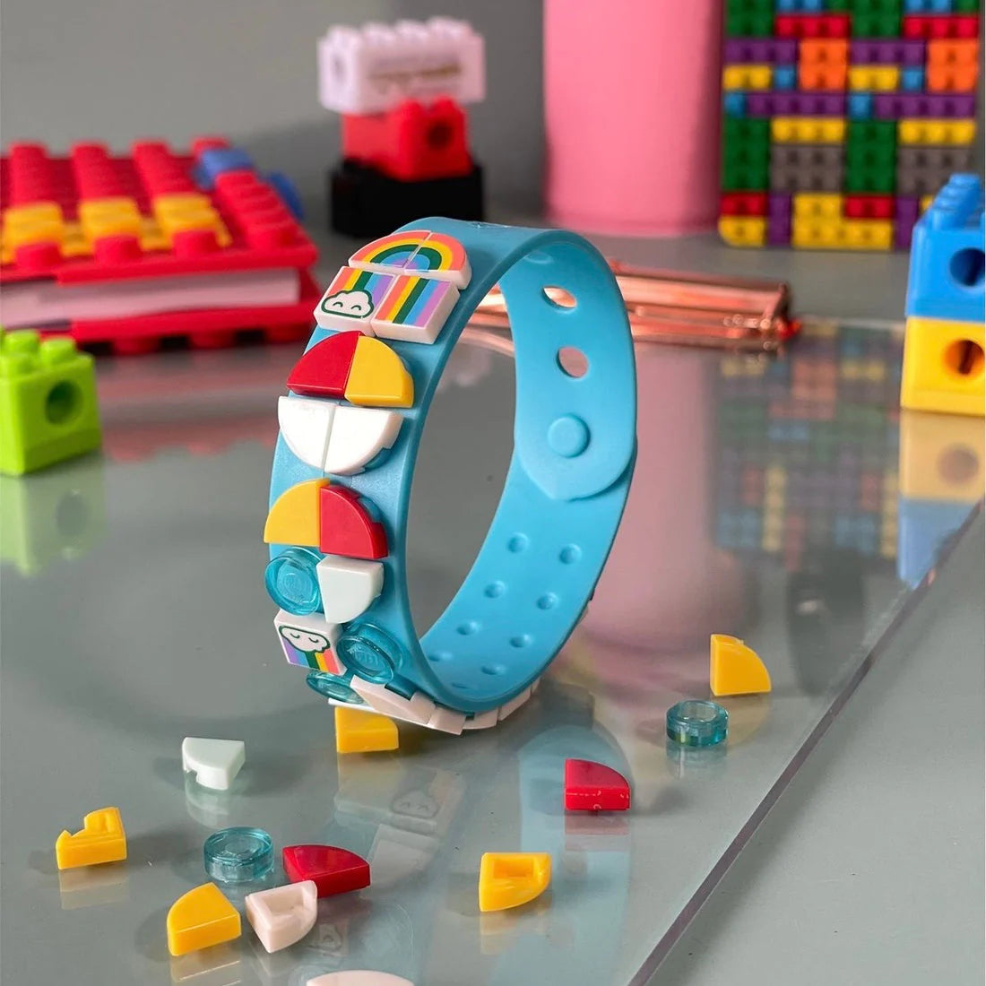 Diy Dots Lego Silicon Wrist Band