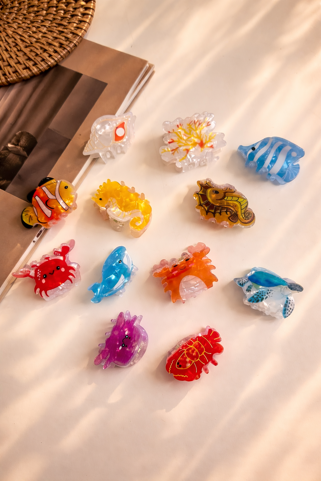 Sea Animals Holo Hair Claw Clip