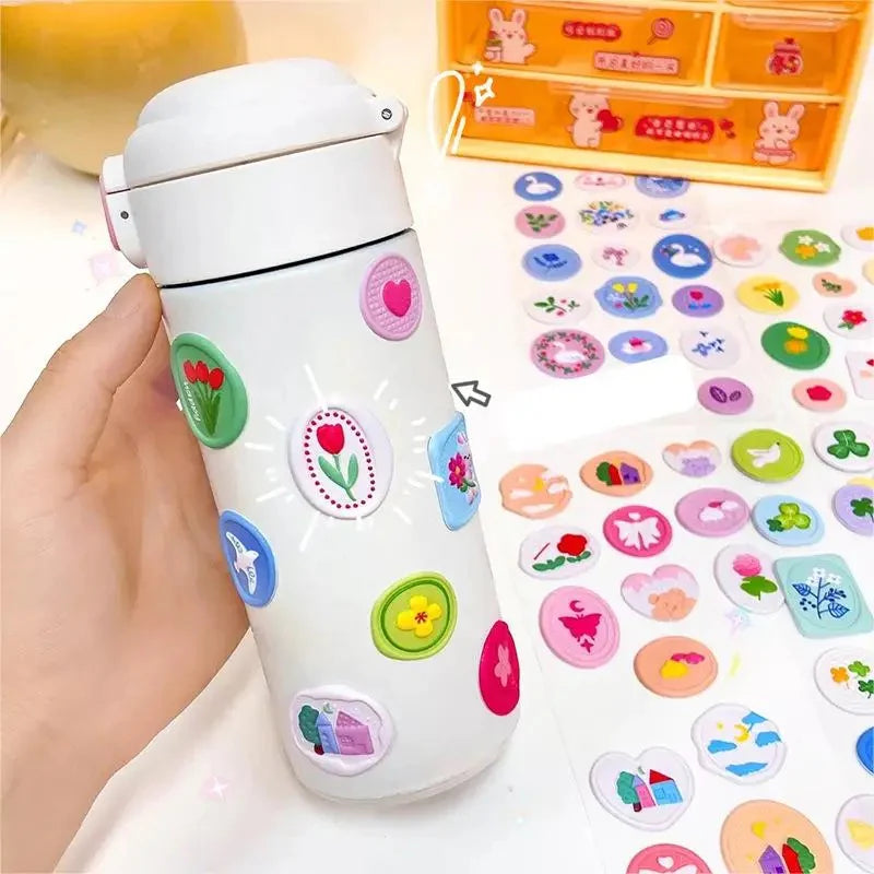 Wax Type Diary Stickers