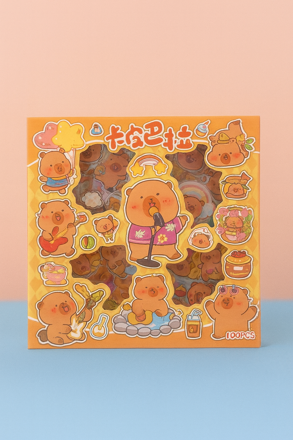 Kawaii 100 Pcs Sticker Box