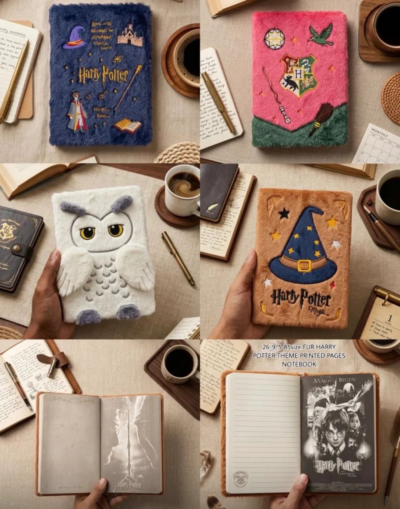 Harry Potter Fur Soft Diary